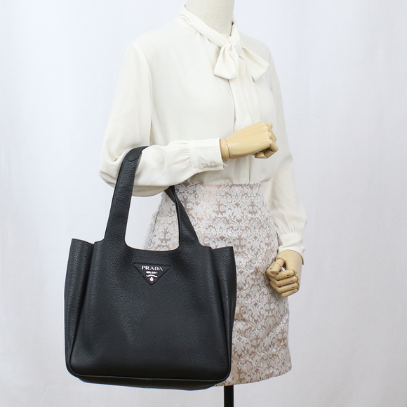 Prada Tote Shoulder Bag Nero Black - Picture 5 of 6